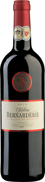 Вино Chateau Bernarderie Cotes de Bordeaux 0.75 л