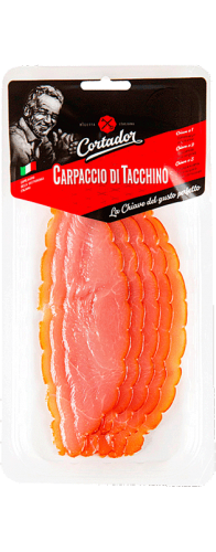 Мясо Carpaccio из филе индейки с/к Cortador