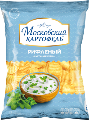 Изображение товара Московский Картофель со вкусом сметаны и зелени
