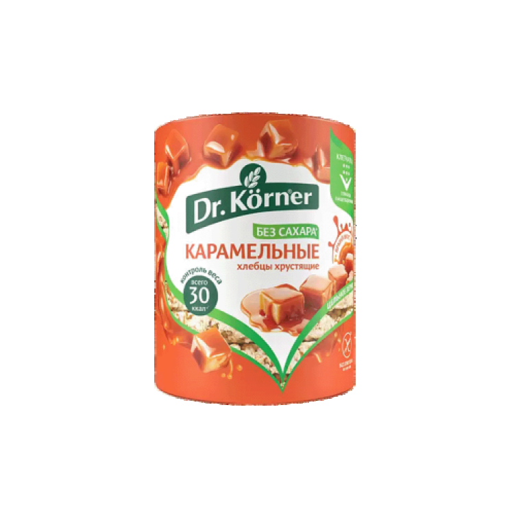 Хлебцы кукурузно-рисовые карамельные Dr.Korner