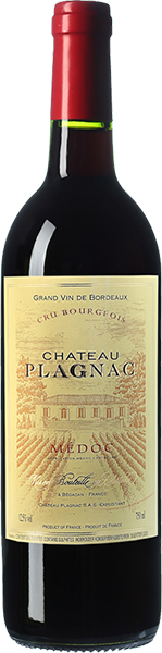 Вино Chateau Plagnac, Medoc AOC 0.75 л