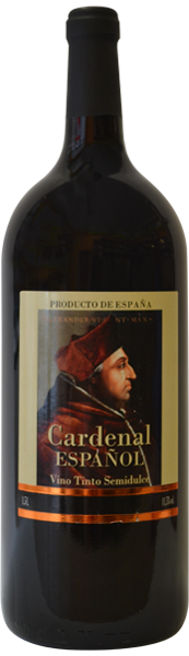 Вино Cardenal Espanol Tinto Semidulce 1.5 л