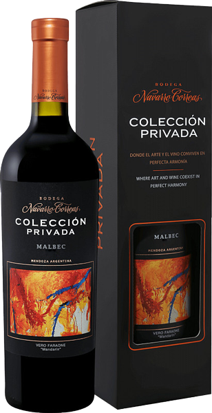 Вино Coleccion Privada Malbec Red Dry, gift box 0.75 л