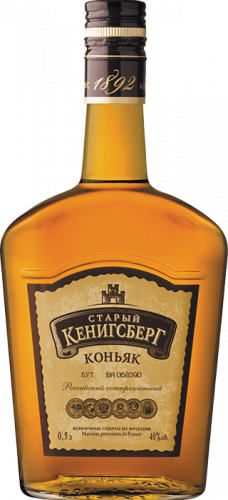 Изображение товара Коньяк Старый Кенингсберг 4 года 0.5 л