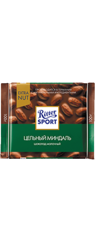 Изображение товара Шоколад Ritter Sport молочный c цельным миндалём
