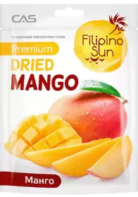 Сухофрукты Натуральные подсушенные плоды Filipino Sun Mango