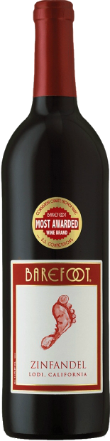 Вино Barefoot Zinfandel красное полусухое 0.75 л