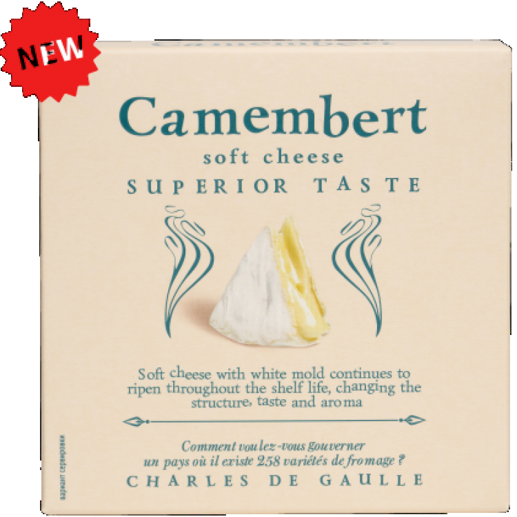 Мягкий с белой плесенью Камамбер сыр de famille камамбер мягкий с белой плесенью 50% 100 г