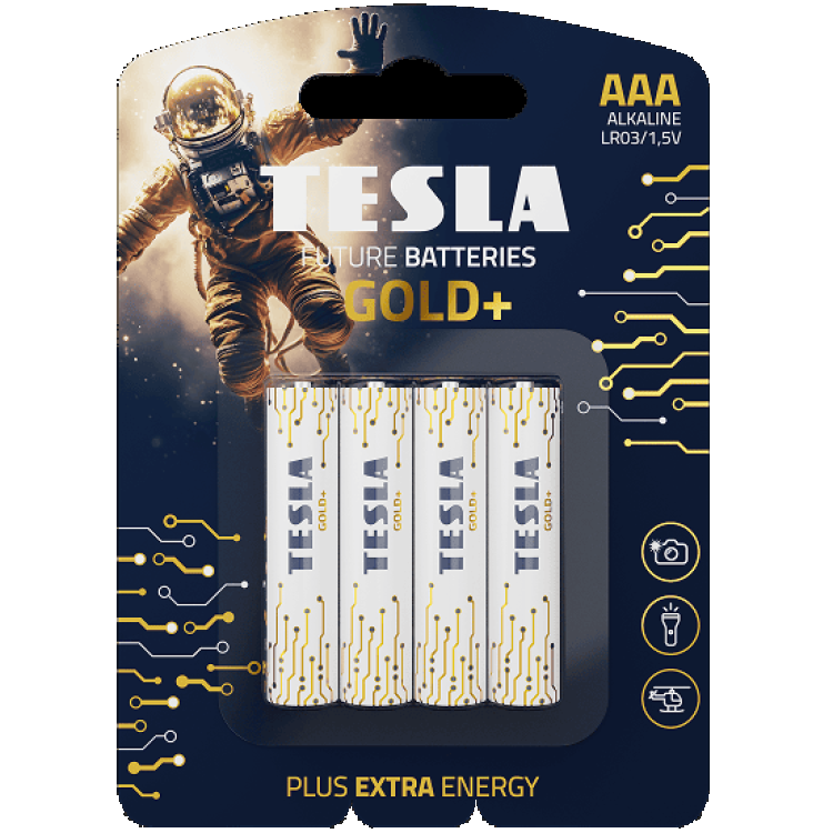 Tesla Batteries Gold+ AAA 4 штуки