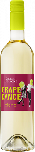 Изображение товара Вино Chateau Tamagne Grape Dance белое полусухое 0.75 л