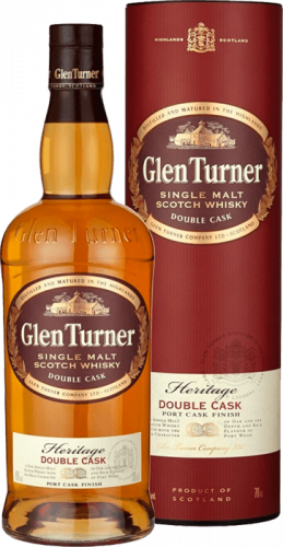 Изображение товара Виски Glen Turner Heritage Double Cask 0.7 л в подарочной упаковке, Великобритания