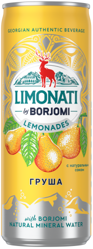 Изображение товара Лимонады Лимонад Limonati by Borjomi Груша