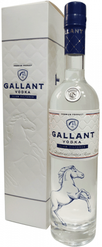 Водка Gallant, в подарочной упаковке