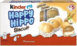Изображение товара Kinder Happy Hippo Milk Hazelnuts Biscuits