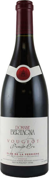 Вино Domaine Bertagna Vougeot 1-er Cru Clos de La Perriere Monopole 0.75 л