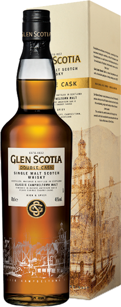 Виски Glen Scotia, Double Cask, в подарочной упаковке 0.7 л