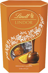 Шоколадные конфеты Lindor апельсин 200гр