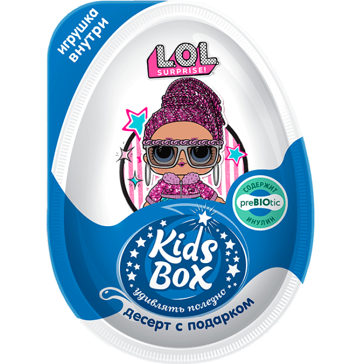 Kids Box LOL десерт с подарком кидсбокс tobot десерт с подарком конфитрейд 20г