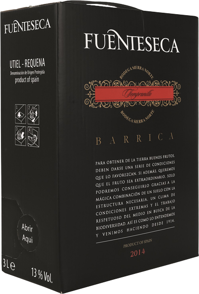 Вино Fuenteseca Tempranillo, bag-in-box 3 л