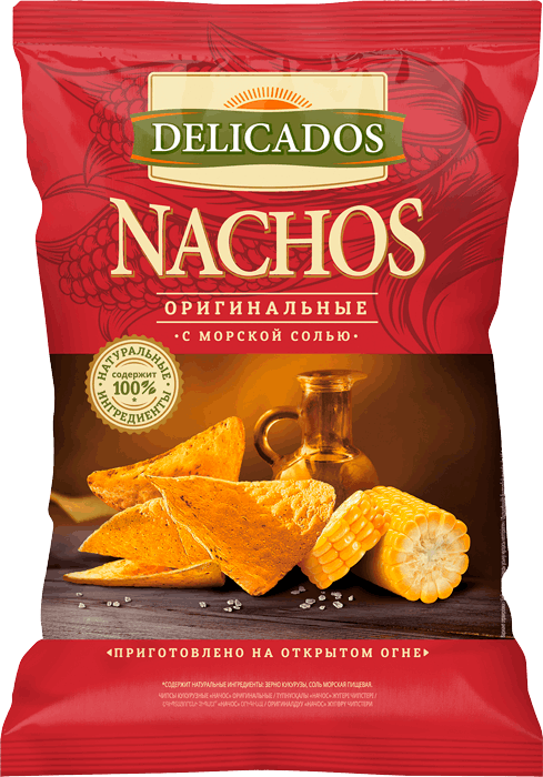 Изображение товара Чипсы Delicados Nachos оригинальные 150 г Изображение товара Чипсы Delicados Nachos оригинальные 150 г