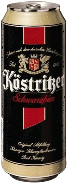 Тёмное пиво Тёмное пиво Kostritzer Schwarzbier 0.5 л в жестяной банке 0.5 л