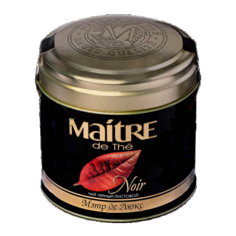 Maitre De The Мэтр Де Люкс Смесь Чая Черного Байхового Среднелистового Индийского,цейлонского, Кенийского И Китайского