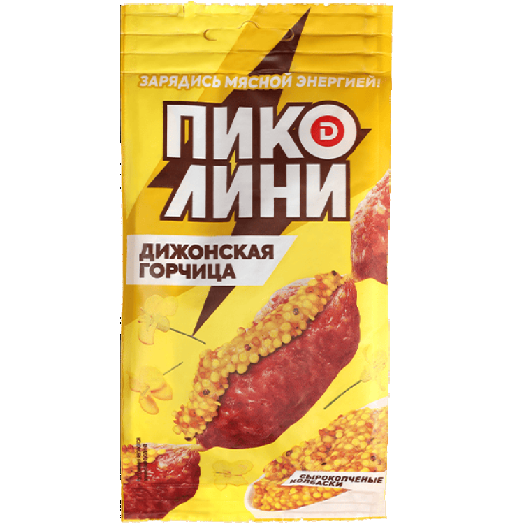 Колбаски полусухие Пиколини-Дижонская горчица