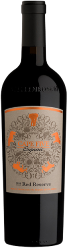 Изображение товара Cape Five Organic Red – премиальное органическое красное вино из ЮАР, 0.75 л