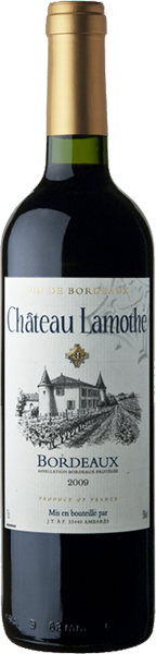 Вино Chateau Lamothe Bordeaux AOC 0.75 л