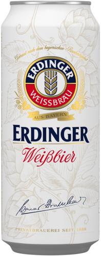 Изображение товара Светлое пиво Erdinger Weissbier, в банке