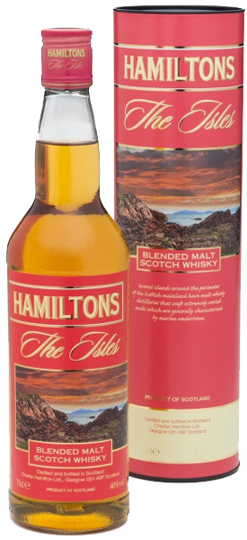 Виски Hamiltons" Isles, gift box 0.7 л