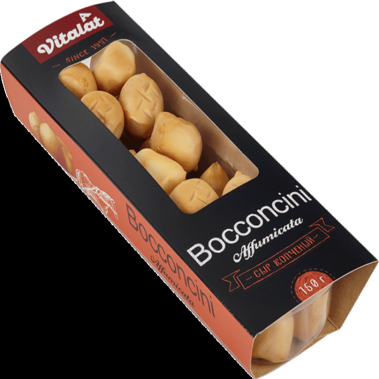 Сыр Bocconcini копченый Vitalat сыр vitalat рикотта 40% 250 г