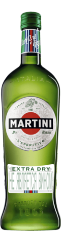 Изображение товара Вермут Martini Extra Dry 1 л, Италия, сухой, белый, 18% крепости