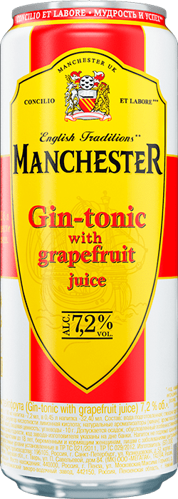 Изображение товара Граффити-фрут Напиток Manchester Gin-Tonic с грейпфрутом 0.45л Изображение товара Граффити-фрут Напиток Manchester Gin-Tonic с грейпфрутом 0.45л