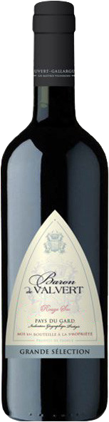 Вино Baron de Valvert Rouge Sec 0.75 л