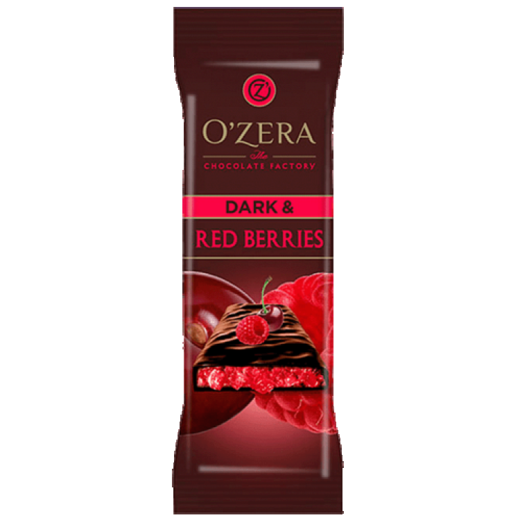 Шоколадный батончик O`Zera Dark & Red Berries шоколад горький o zera dark