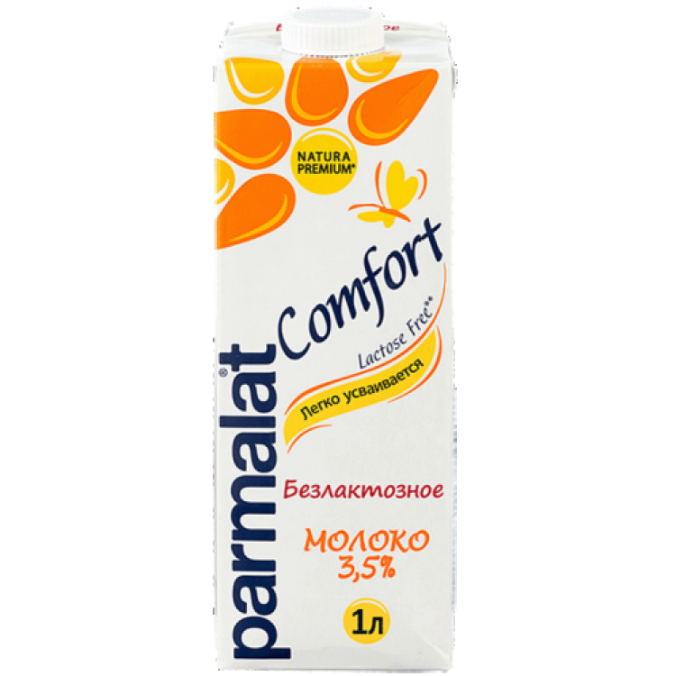 Молоко Parmalat Comfort безлактозное 3.5% молоко безлактозное простоквашино 1 5% 970 мл