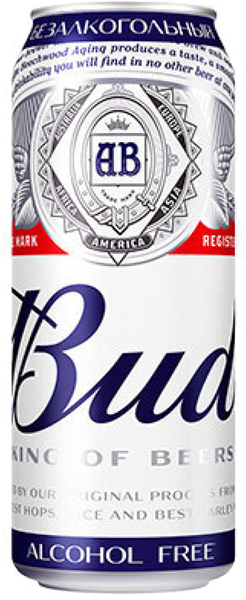 Безалкогольное пиво Bud Alcohol Free 0.5 л