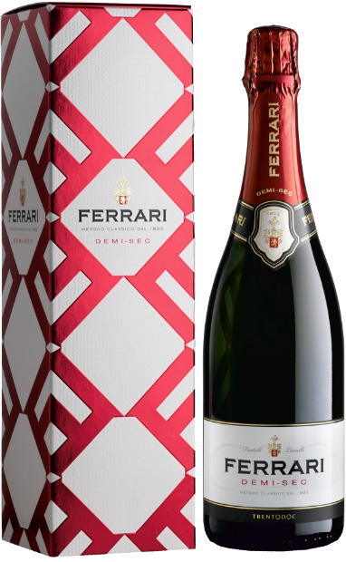 Игристое вино Ferrari Demi Sec Trento DOC 0.75 л