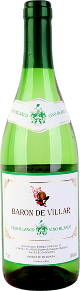 Вино Baron de Villar, Blanco 0.75 л