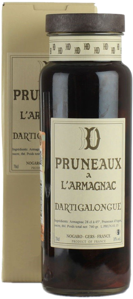 Арманьяк Dartigalongue, Pruneaux a L'Armagnac, в подарочной упаковке 0.7 л