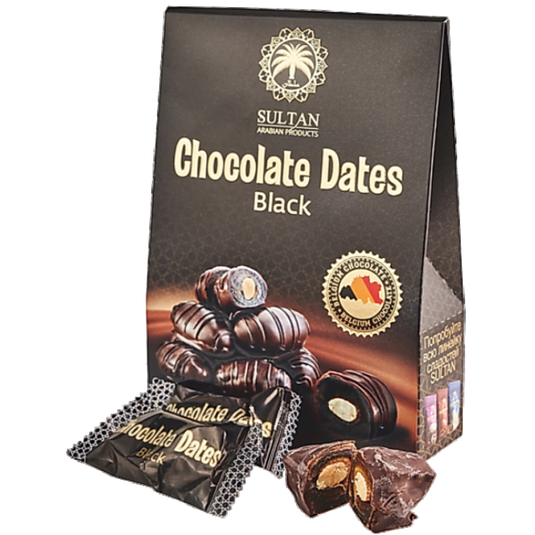 Sultan Chokolate Dates Black