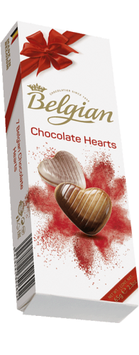 Шоколадные конфеты The Belgian Сердечки