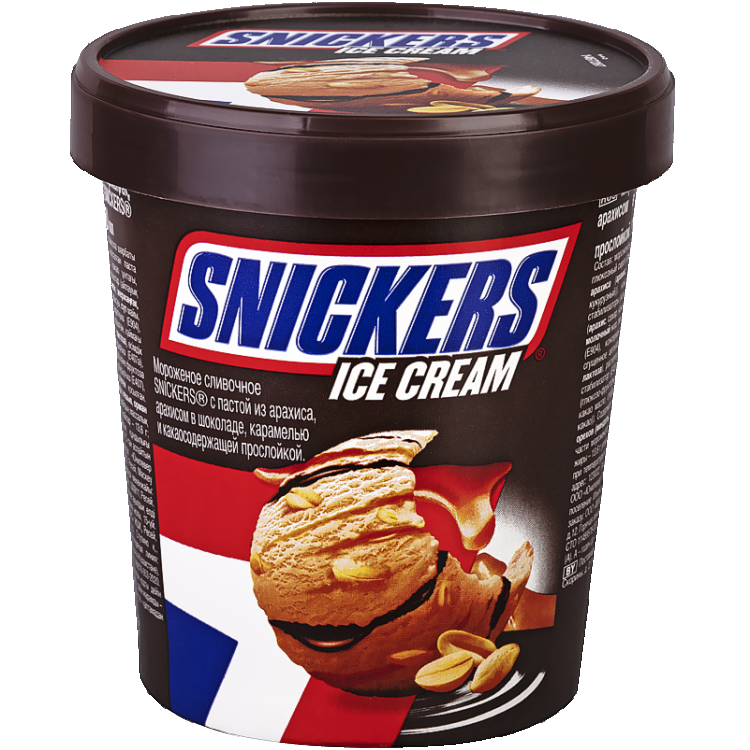 Мороженое ведро Snickers 288гр