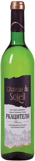 Вино Chateau du Soleil, Ркацители 0.7 л