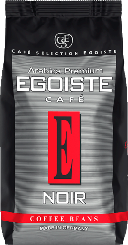 Изображение товара Кофе EGOISTE Noir в зернах 1000г - ароматный бленд из Эфиопии и Папуа Новой Гвинеи