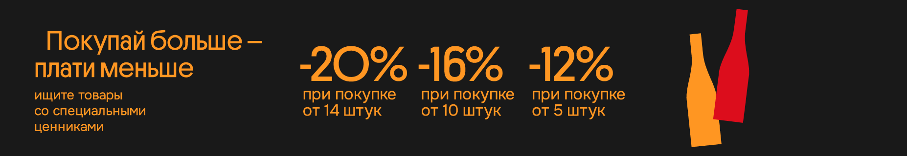 Скидка от объёма