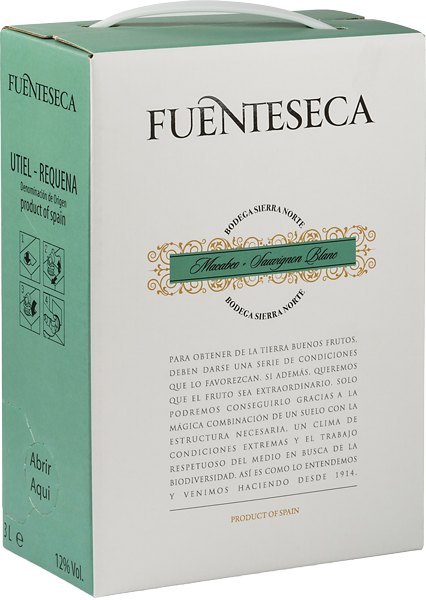 Вино Fuenteseca Macabeo Sauvignon Blanc, bag-in-box 3 л