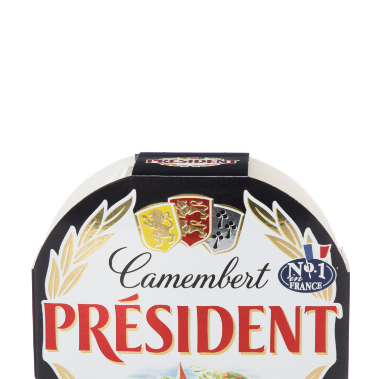 Камамбер с белой плесенью President сыр мягкий камамбер president с белой плесенью 45% 125 г