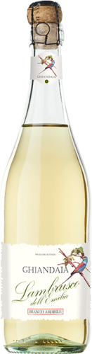 Игристое вино Ghiandaia Lambrusco Emilia Igt Bianco Amabile 0.75 л